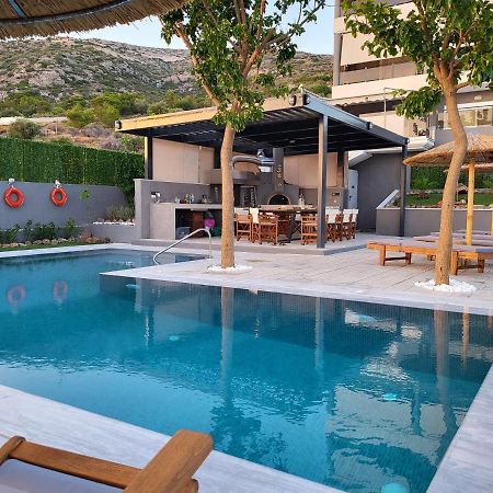 "Stergiou Luxury Apartment 2Nd Floor" Με Κοινη Πισινα Saronida Dış mekan fotoğraf