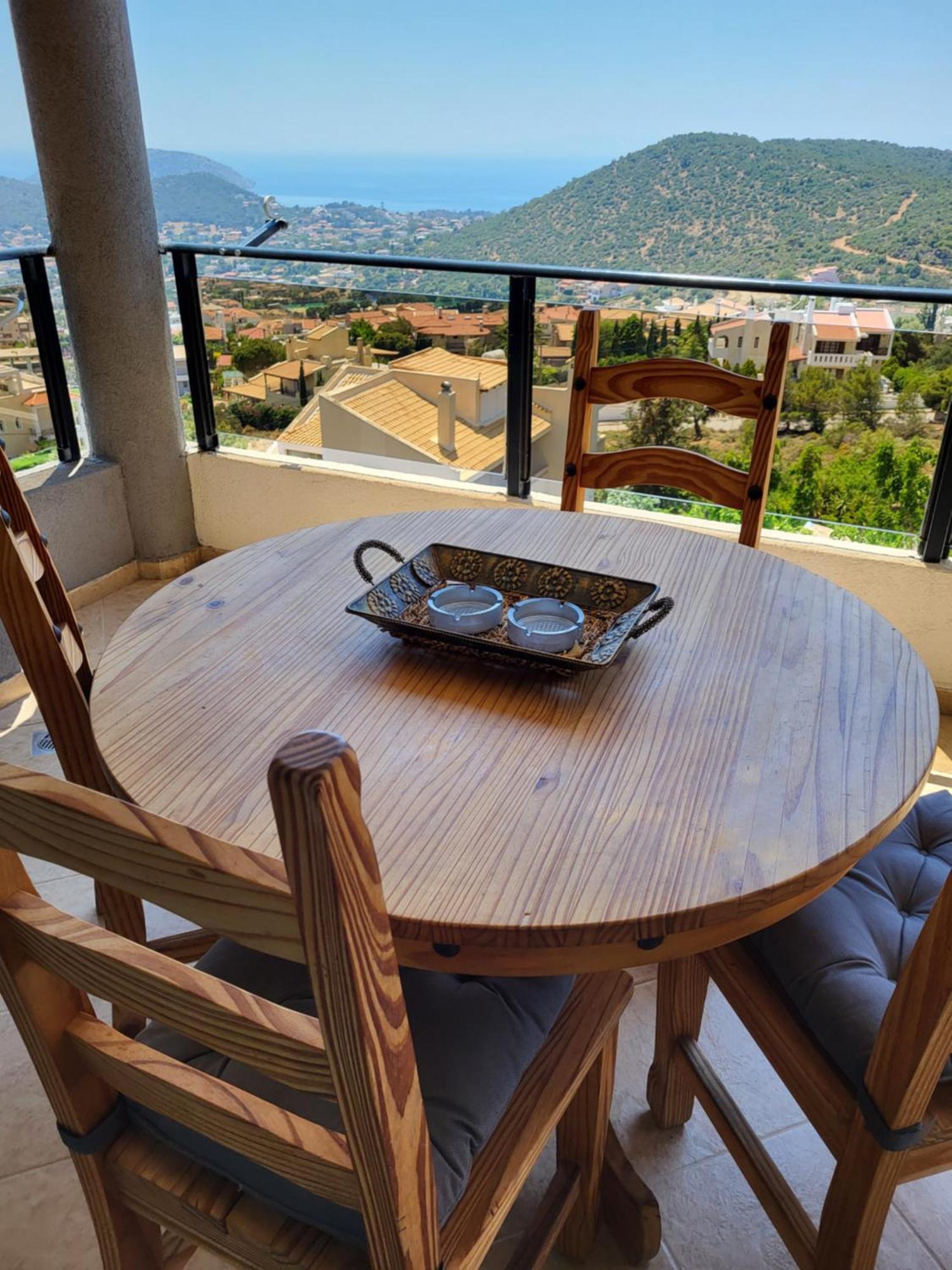 "Stergiou Luxury Apartment 2Nd Floor" Με Κοινη Πισινα Saronida Oda fotoğraf